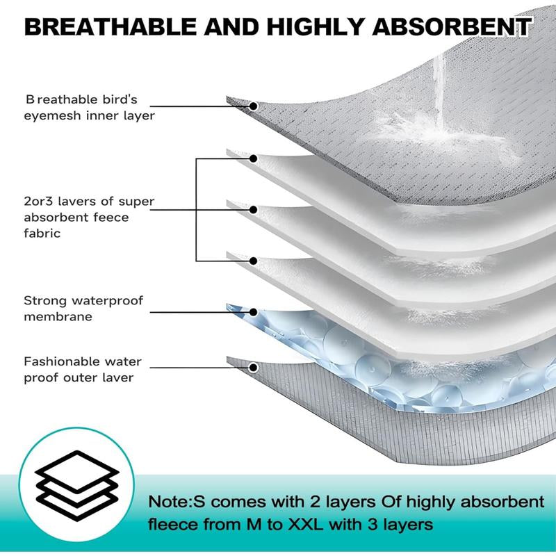 Male Dog Diapers, High Absorbing Belly Bands for Male Dogs, Washable Reusable Wraps (5 Pack)