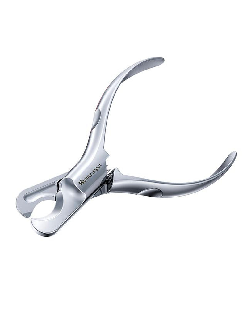 Homerunpet Stainless Steel Pet Nail Clippers for Small Dogs & Cats - Safe & User Friendly Design for Easy Nail Trimming - Universal Fit for Pet Care Enthusiasts