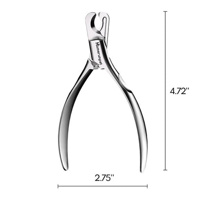 Homerunpet Stainless Steel Pet Nail Clippers for Small Dogs & Cats - Safe & User Friendly Design for Easy Nail Trimming - Universal Fit for Pet Care Enthusiasts